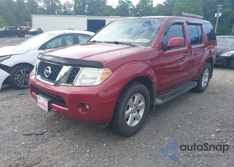 2008 Nissan Pathfinder Se z USA, uszkodzony, nr VIN 5N1AR18U38C632388